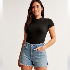 Curve love high rise mom shorts